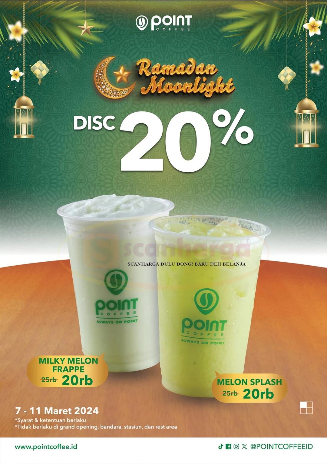 Promo POINT COFFEE Ramadan Moonlight Series Diskon Harga 20%